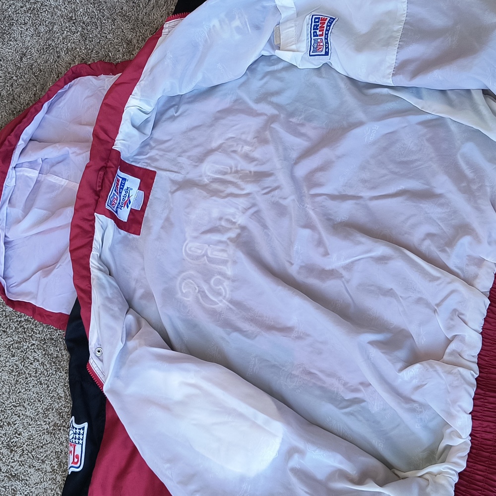 VTG Pro Line Reebok 49ers Jacket, Large - Picture 8 of 11